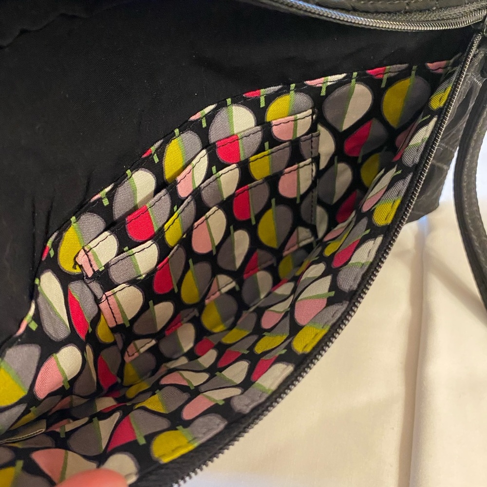 Vera Bradley black wristlet.